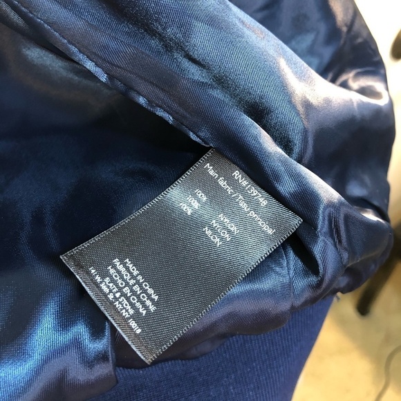 Slate & Stone Men’s Navy Raglan Baseball Jacket M - Picture 14 of 16